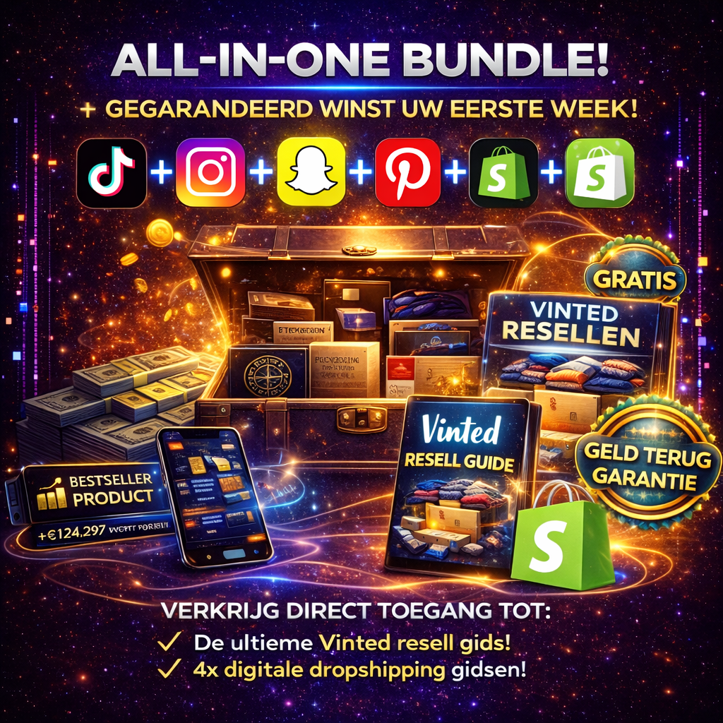 THE FULL BUNDLE (DIGITAL DROPSHIPPING + VINTED SUPPLIERS/GUIDE)
